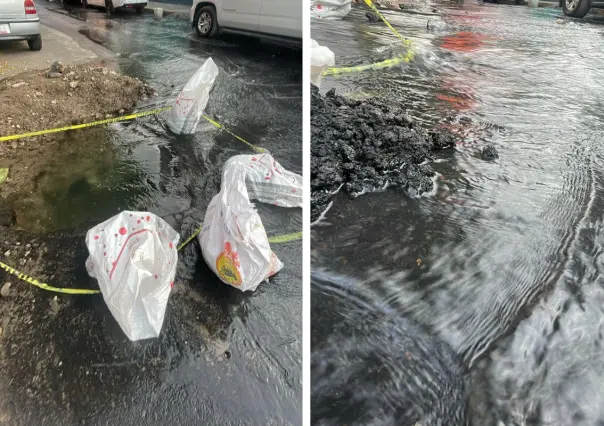 Obras inconclusas provocan mega fuga de agua en Álvaro Obregón