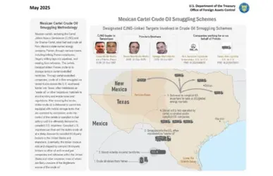 EE.UU. amplía sanciones contra el CJNG por narcotráfico y robo de combustible