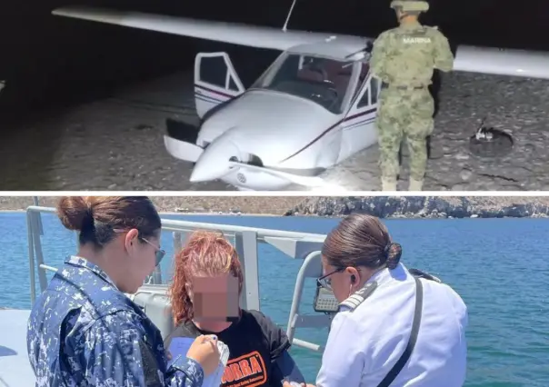¿Qué sucedió en Los Dolores? Marina rescata extranjeros tras aterrizaje de emergencia en BCS