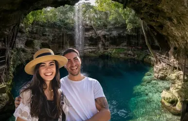 El cenote de aguas cristalinas secreto en la ruta a Ek Balam