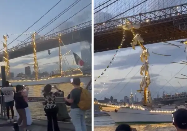 Choque del Buque Cuauhtémoc deja 2 cadetes muertos y 19 heridos