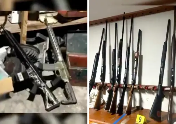 FGR catea domicilio y asegura arsenal en este municipio de Tamaulipas