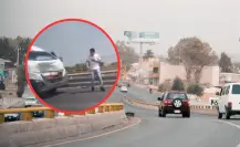 Accidente en el Edomex: mujer arrollada por combi en la México-Texcoco Accidente en el Edomex: mujer arrollada por combi en la México-Texcoco