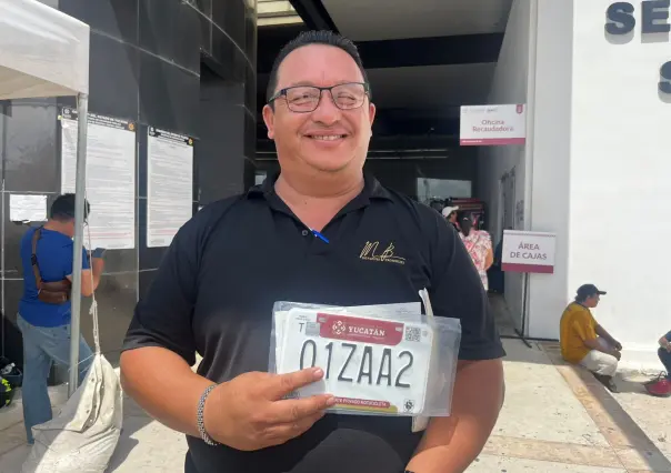 Así lucen las nuevas placas vehiculares de Yucatán