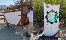 Retiran baño clandestino en playa Pichilingue en La paz: estaba entre los manglares