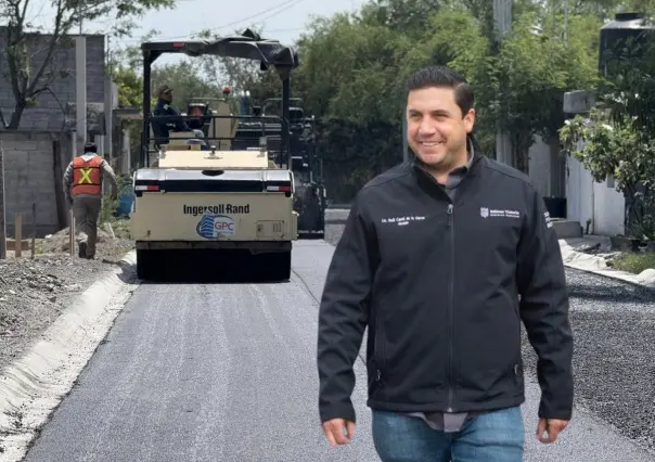 Raúl Cantú transforma la colonia Los Laureles tras obras de pavimentación