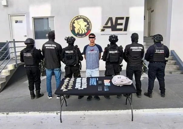 Capturan a presunto distribuidor de droga que operaba estilo "Uber" en motocicleta en Juárez