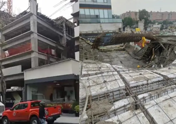 Colapsa losa en obra de Álvaro Obregón; hay tres trabajadores heridos en CDMX