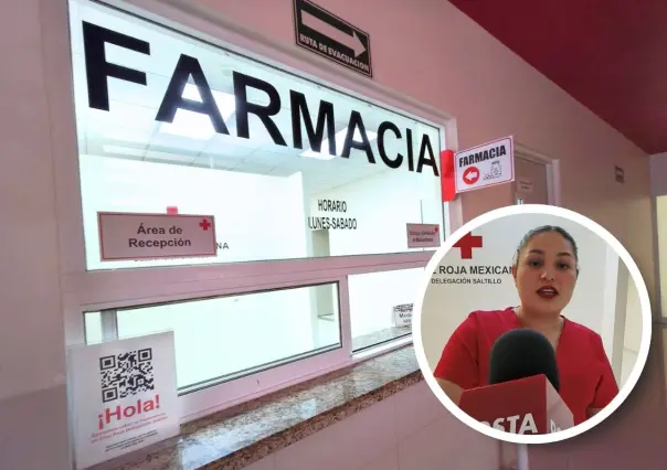 Ofrece Cruz Roja Saltillo medicamentos gratuitos; ¿cómo obtenerlos?