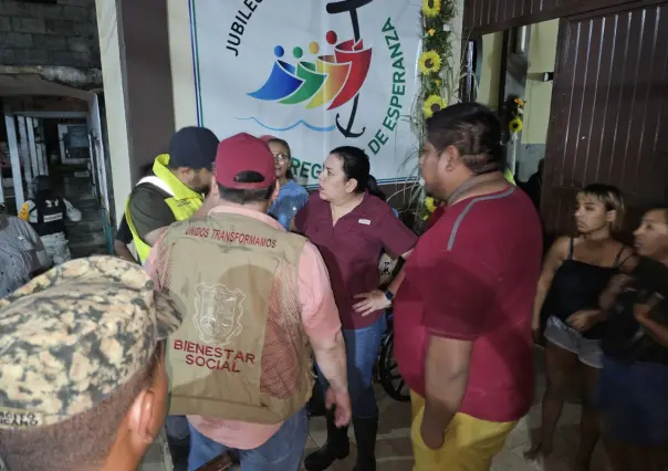 Evacúan a familias de El Limón en El Mante: operativo protector desde la madrugada