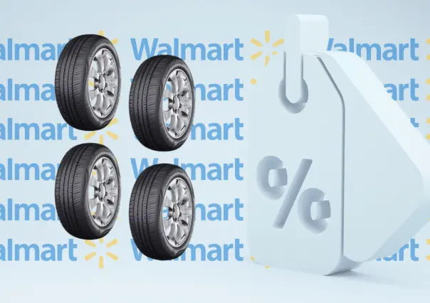 Walmart tiene un paquete de 4 llantas para tu auto con 7 mil pesos de descuento