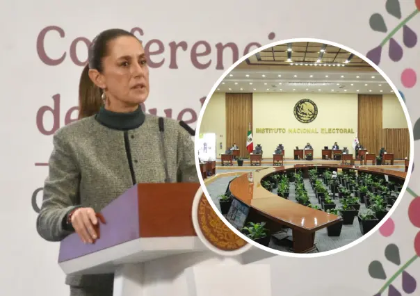Consejeros del INE podrían ser electos; Claudia Sheinbaum no lo descarta en su reforma electoral