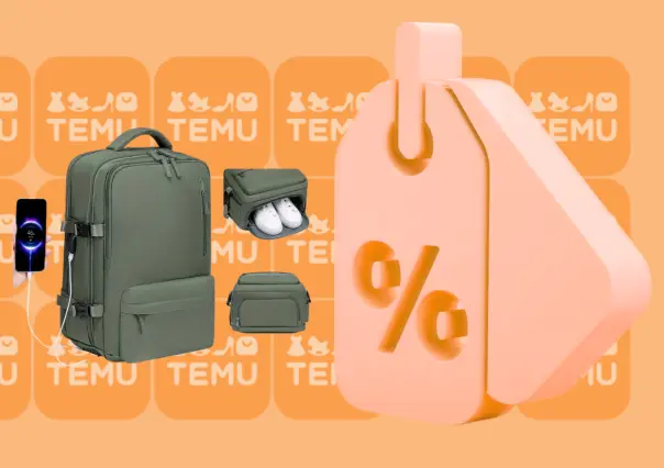 Temu tiene esta mochila perfecta para unas vacaciones de verano al 80% de descuento