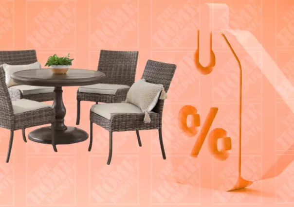 The Home Depot tiene estas sillas y mesas de jardín para el verano con 5 mil pesos de descuento