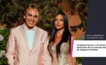 Cristian Castro y su novia disfrutan de un verano lleno de alegría en Italia