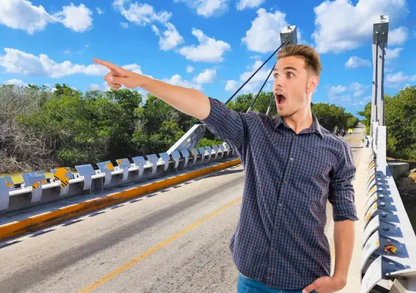 Este es el único puente atirantado de Yucatán y estos son los puntos que conecta