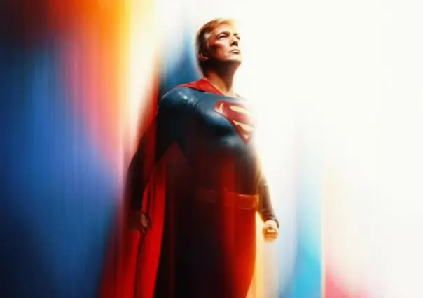 ¿Donald Trump se convierte en Superman? La Casa Blanca publica imagen del mandatario hecha con IA