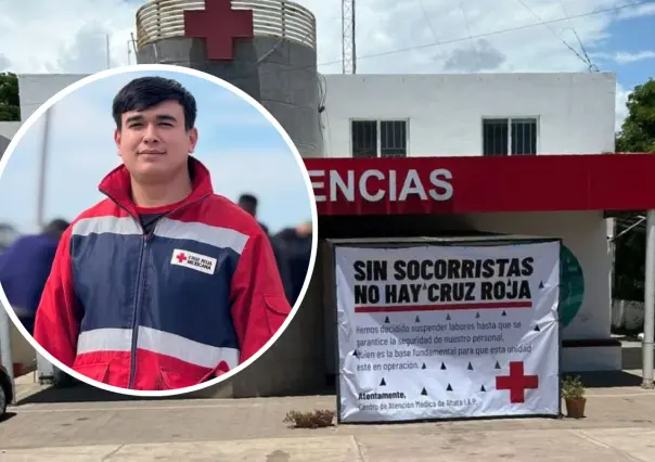 Cruz Roja suspende actividades en Altata, Sinaloa, tras asesinato de paramédico Obed Jair