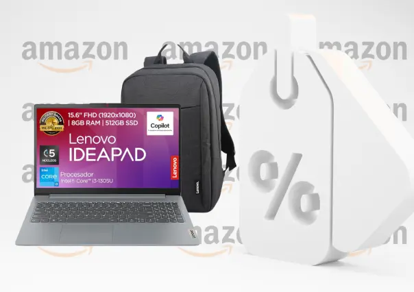 Amazon Prime Day: Laptop Lenovo con mochila de regalo con el 38% de descuento