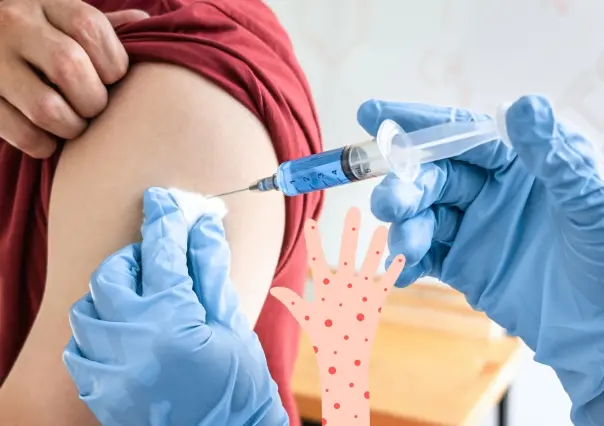 Salinas Victoria instala módulo de vacunación contra el sarampión