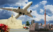 Estos son los vuelos directos de Yucatán a Estados Unidos y Canadá Estos son los vuelos directos de Yucatán a Estados Unidos y Canadá