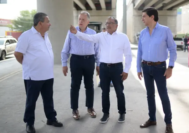 Andrés Mijes supervisa obras clave para mejorar la movilidad en Escobedo