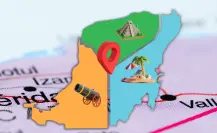 Este es el punto exacto donde se unen los 3 estados de la península de Yucatán Este es el punto exacto donde se unen los 3 estados de la península de Yucatán