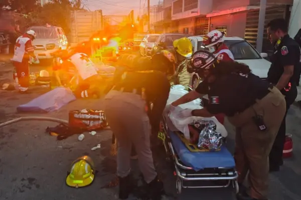 Asciende a 3 el numero de muertos por el incendio en San Pedro Garza García