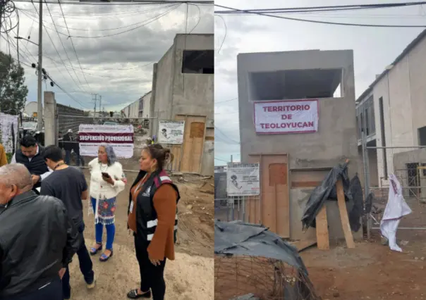 Clausura de obra termina en conflicto por disputa territorial entre municipios del Edomex