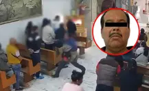 VIDEO | Hombre apuñala a otro en iglesia de La Paz en plena misa de Edomex