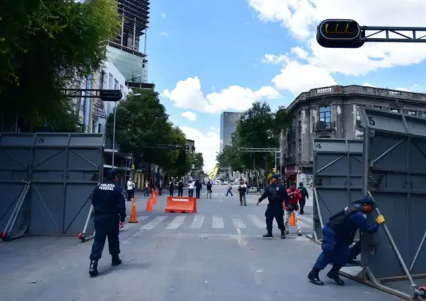 Retiran vallas de Bucareli tras 10 años: adiós al blindaje de Osorio Chong y del PRI en CDMX