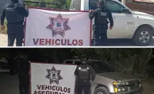 Aseguran en Tamaulipas vehículos robados de Texas