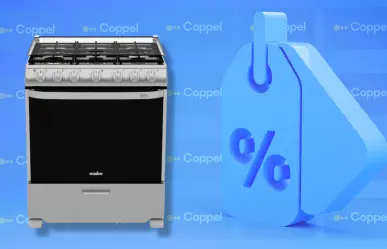Coppel tiene esta estufa Mabe de piso y 6 quemadores con el 37% de descuento