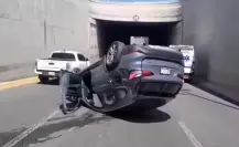 Volcadura en avenida Lázaro Cárdenas deja un herido y caos en Monterrey Volcadura en avenida Lázaro Cárdenas deja un herido y caos en Monterrey