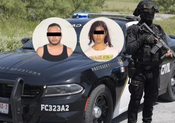 Detienen a pareja por portación de drogas en Linares, Nuevo León