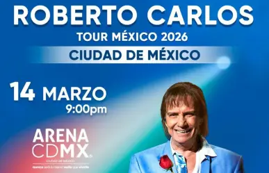 Roberto Carlos con todo su romanticismo volverá a CDMX en 2026 aquí en POSTA los detalles