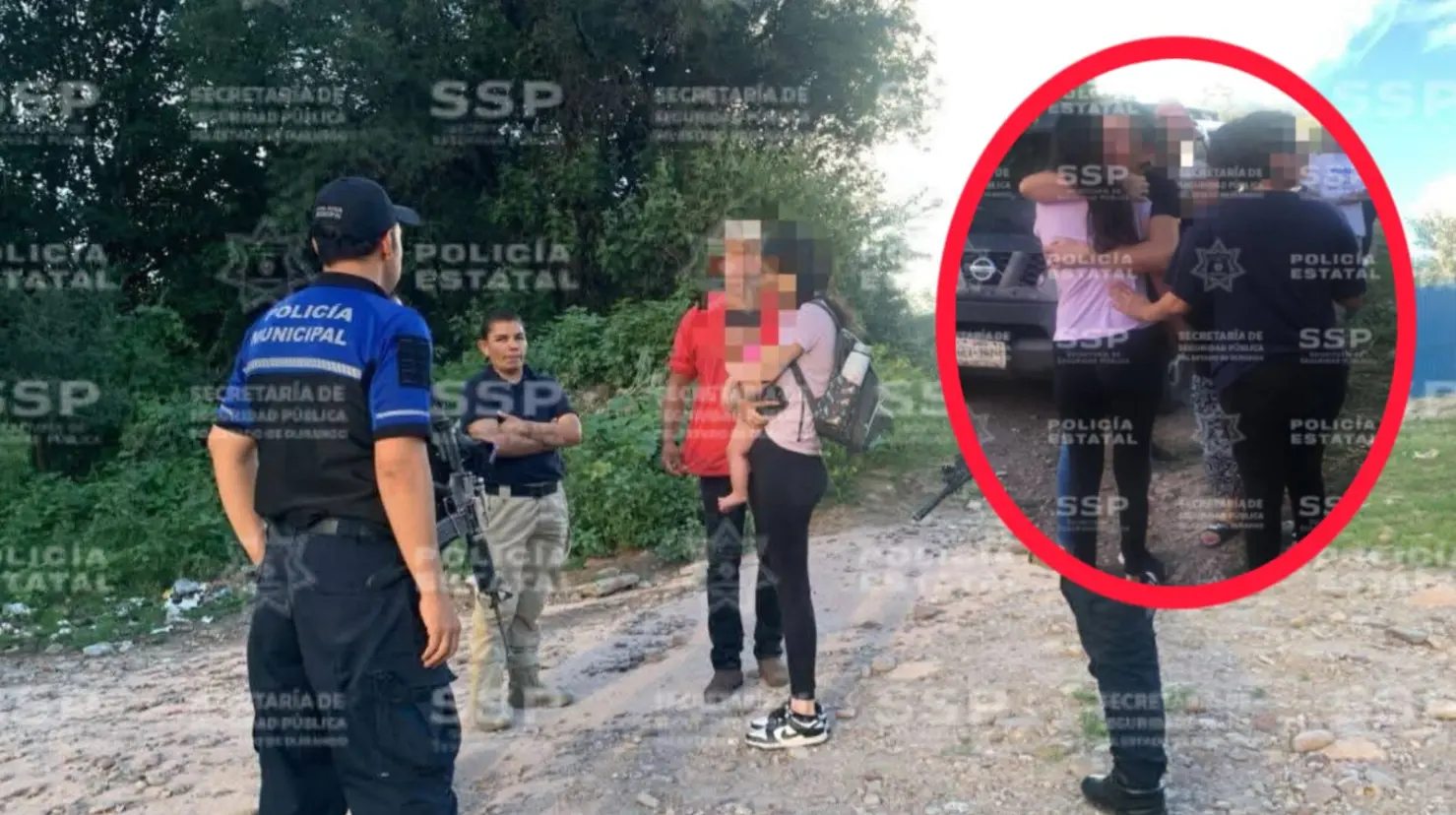 Foto: Facebook/ Secretaría de Seguridad Pública del Estado de Durango |Una joven madre y su hija de seis meses se convirtieron en víctimas de una extorsión.