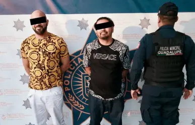 Policía de Guadalupe detiene a dos hombres tras agresión en plaza comercial