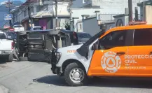 Movilización en Monterrey por accidente vial en la Colonia Independencia Movilización en Monterrey por accidente vial en la Colonia Independencia