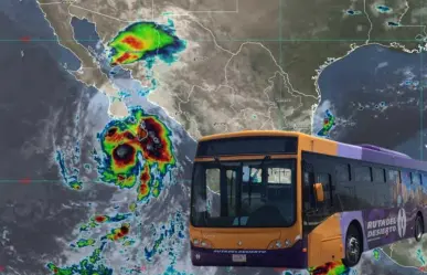 Ruta del Desierto suspende servicio en Los Cabos por paso del huracán Lorena