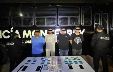 VIDEO | Arrestan a 4 hombres por robo de tarjetas bancarias en Monterrey