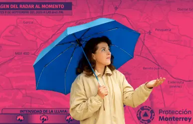 Lluvias en Nuevo León: Protección Civil de Monterrey en alerta por precipitaciones dispersas