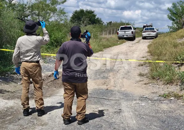 Hallan cuerpo calcinado en brecha de Pesquería