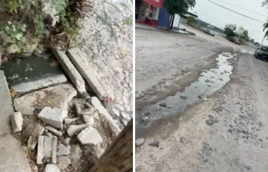 Vecinos de la colonia 8 de Octubre denuncian 4 años de derrame de aguas negras