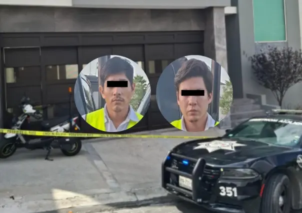 Robo frustrado termina con dos detenidos y daños en Monterrey