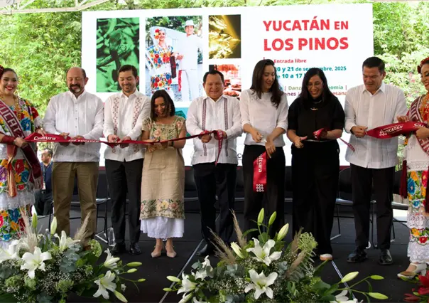 Yucatán en Los Pinos: Díaz Mena inaugura muestra de cultura, gastronomía y tradición