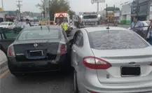 Accidente vial en Monterrey deja el saldo de dos lesionados Accidente vial en Monterrey deja el saldo de dos lesionados