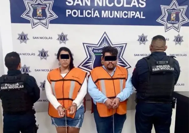 Pareja involucrada en fraude es capturada en San Nicolás de los Garza