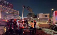 VIDEO | Choque entre camión cervecero y camioneta deja tres lesionados en Monterrey VIDEO | Choque entre camión cervecero y camioneta deja tres lesionados en Monterrey