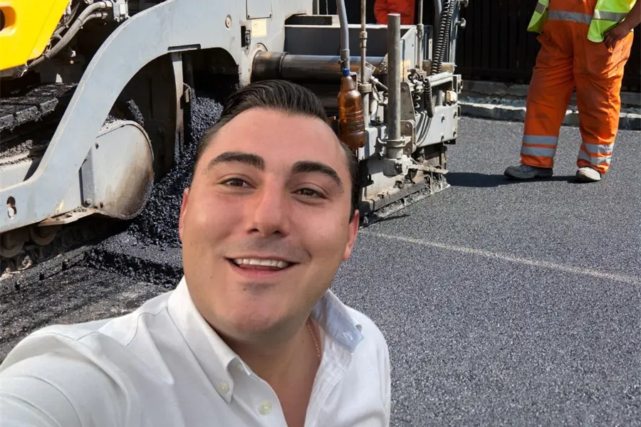 Manuel Guerra Cavazos impulsa pavimentación de 9 kilómetros en avenida Sor Juana en García